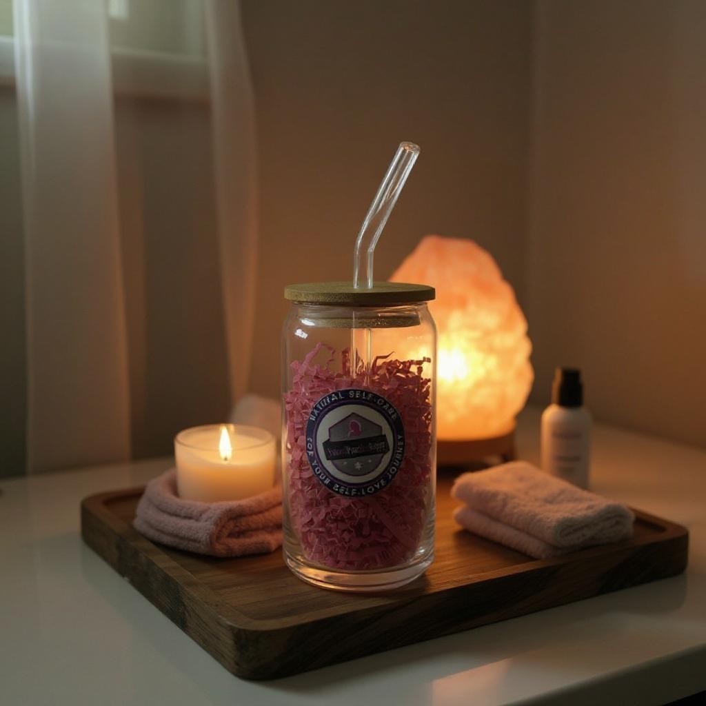 Glass Bamboo Tumbler