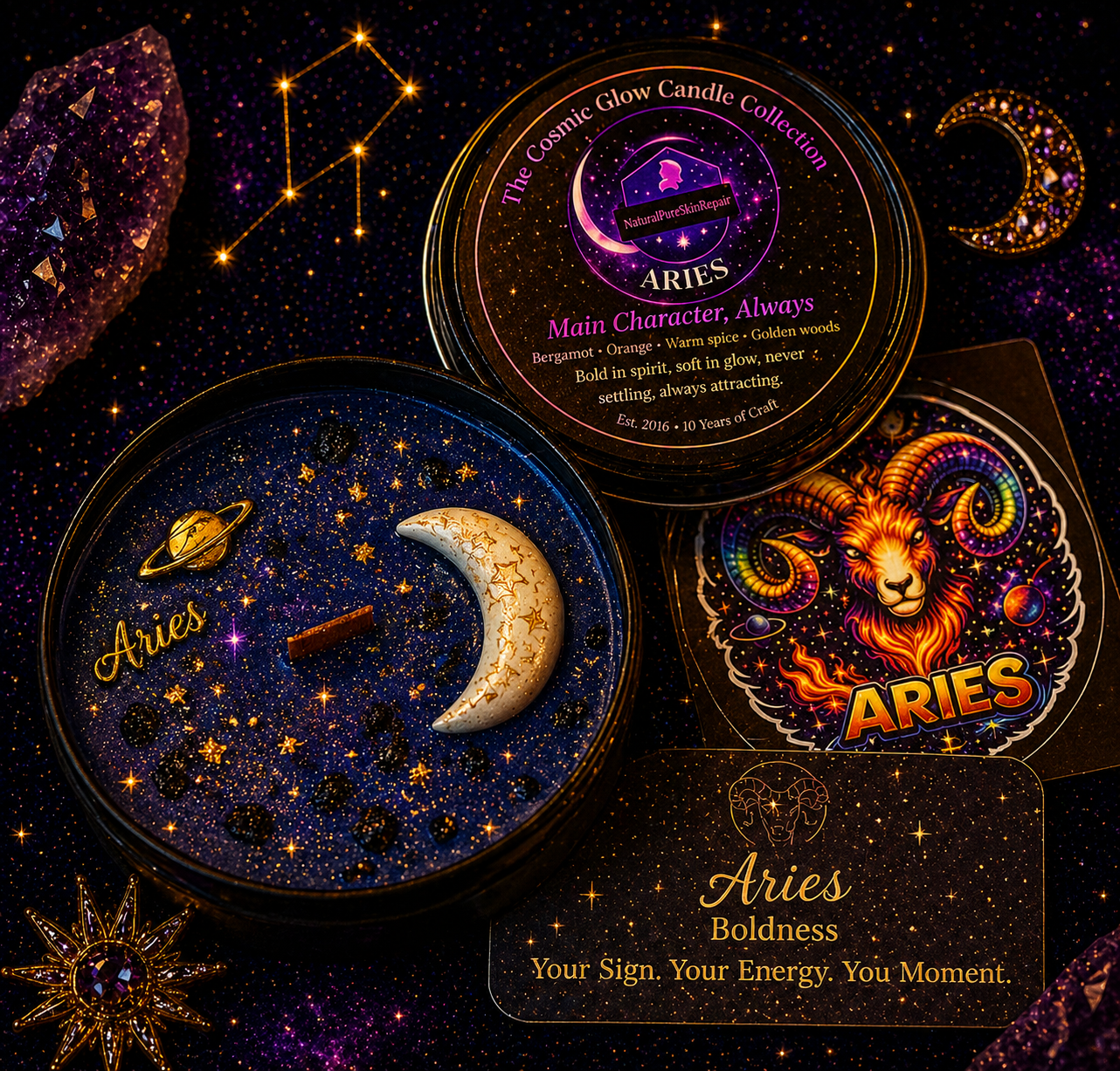 Cosmic Glow Candle Collection