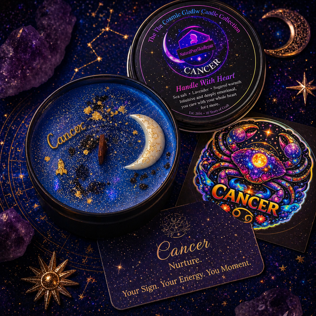 Cosmic Glow Candle Collection