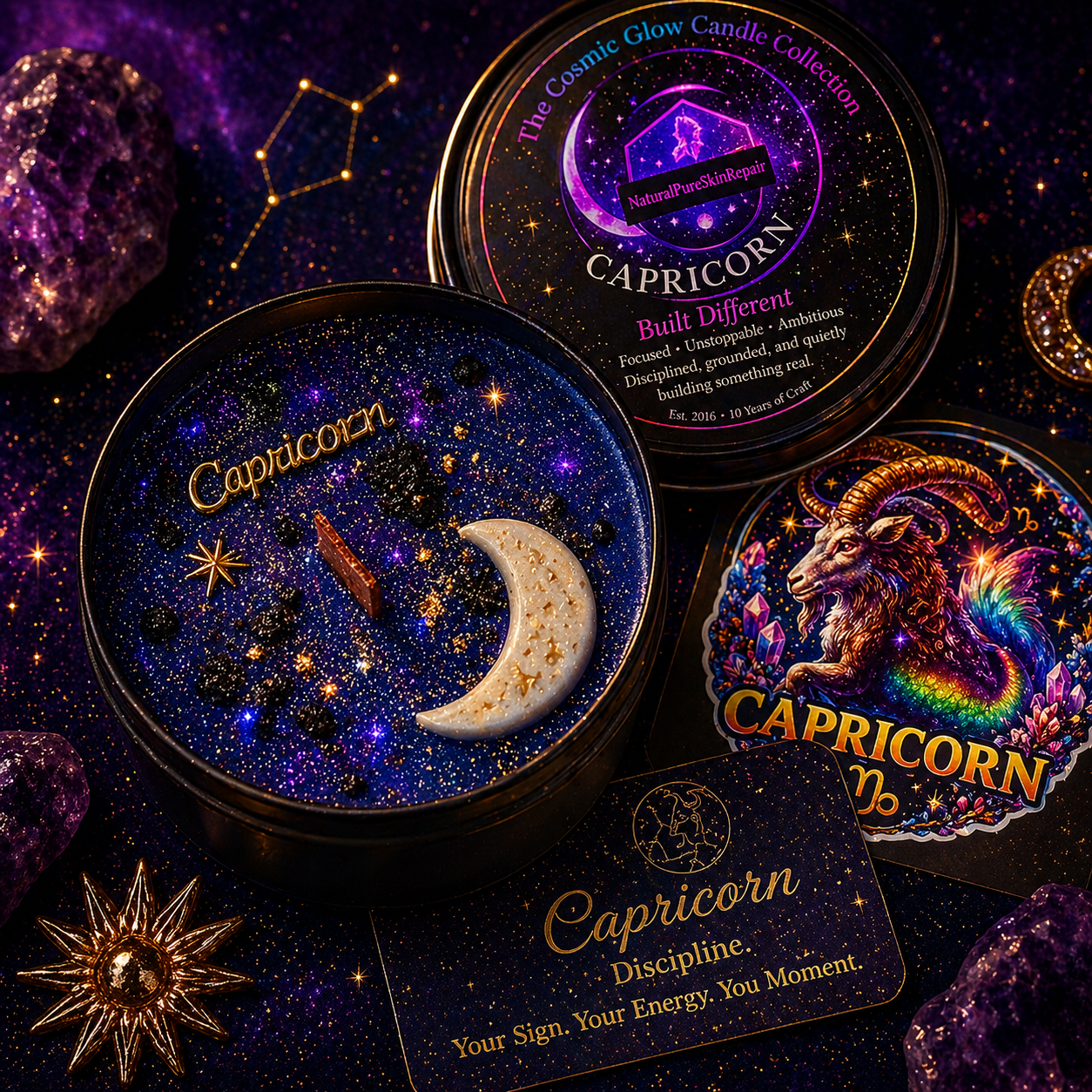 Cosmic Glow Candle Collection