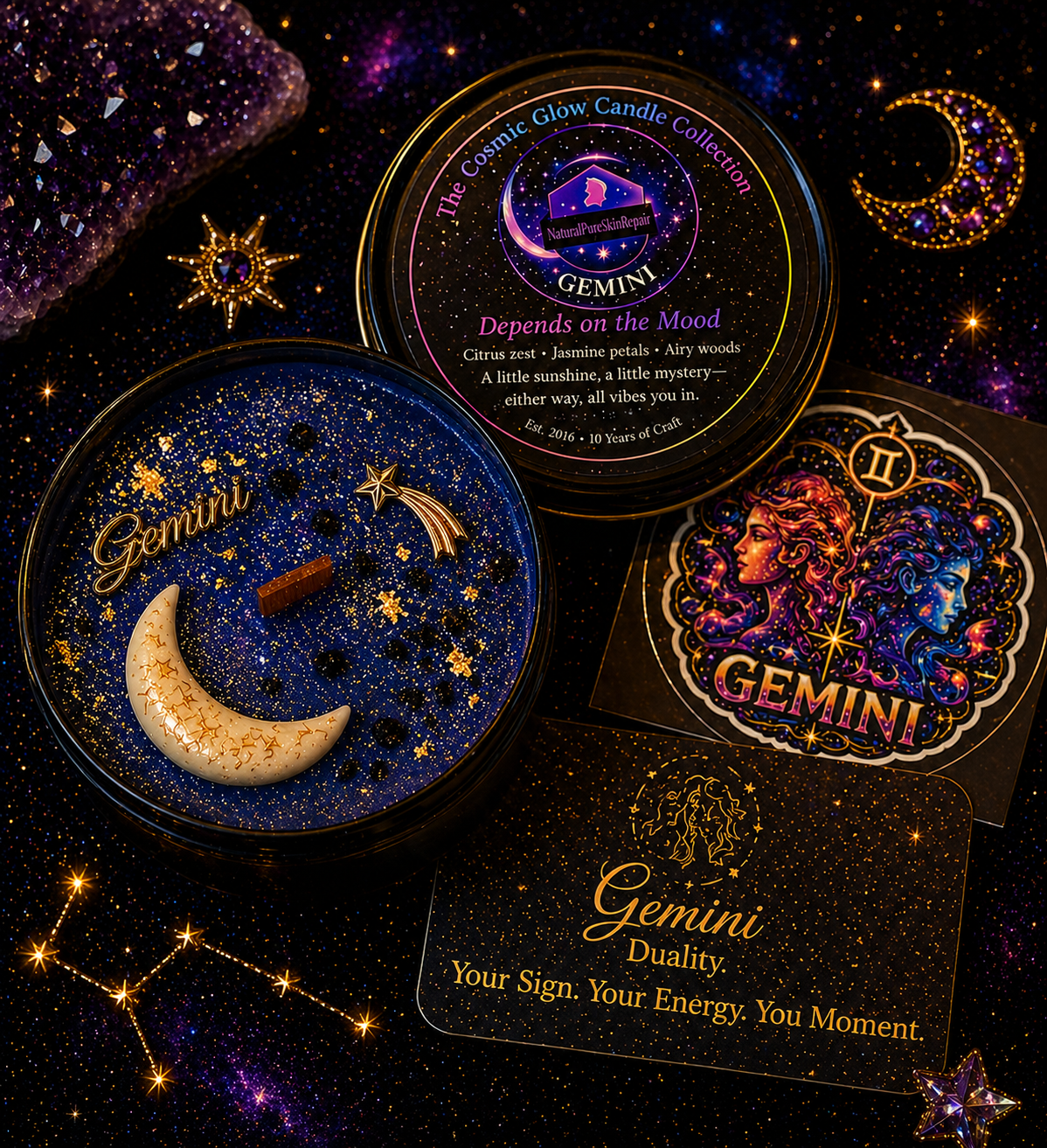 Cosmic Glow Candle Collection