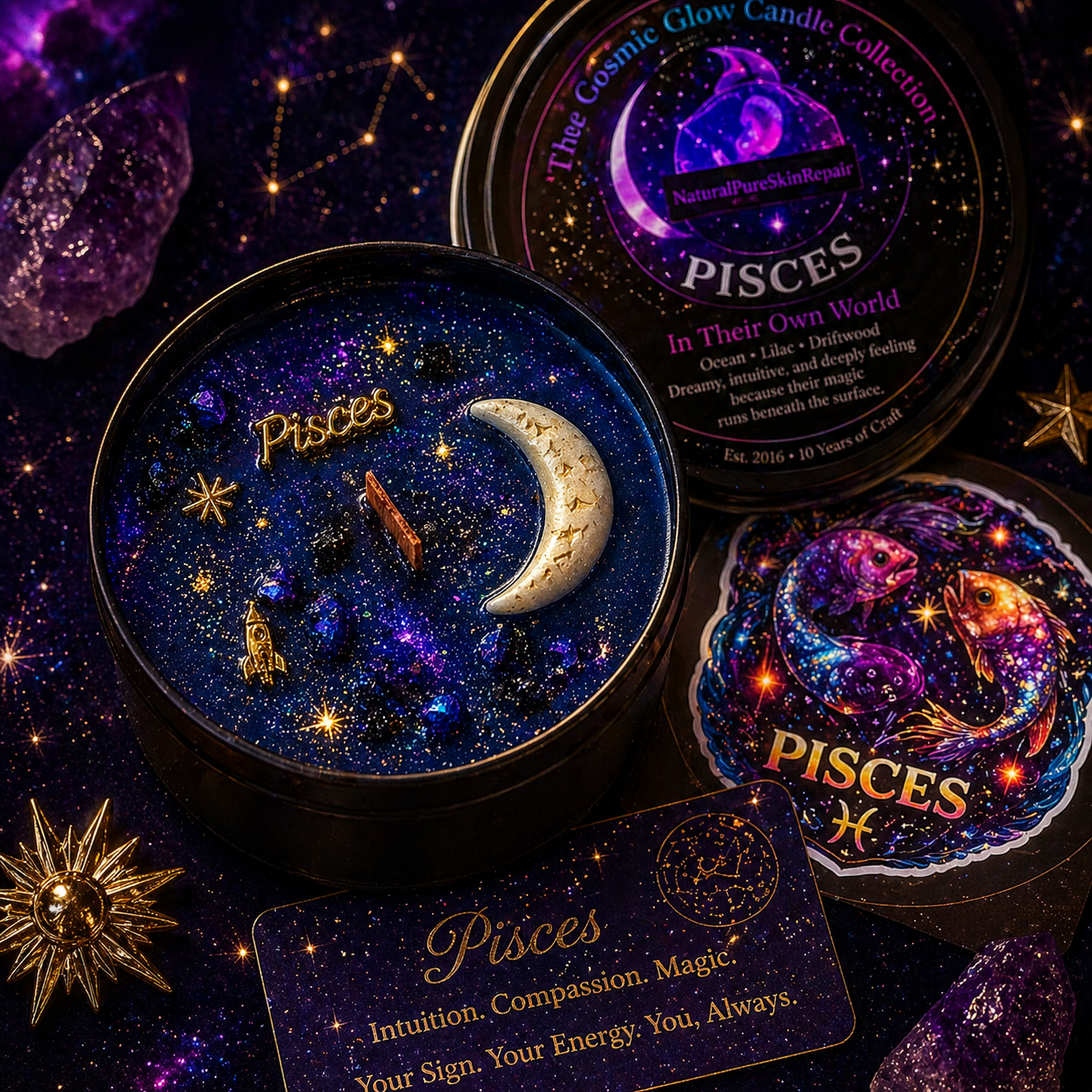 Cosmic Glow Candle Collection