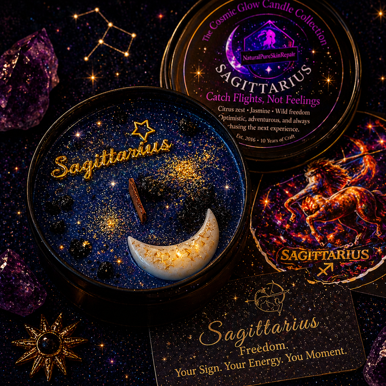 Cosmic Glow Candle Collection