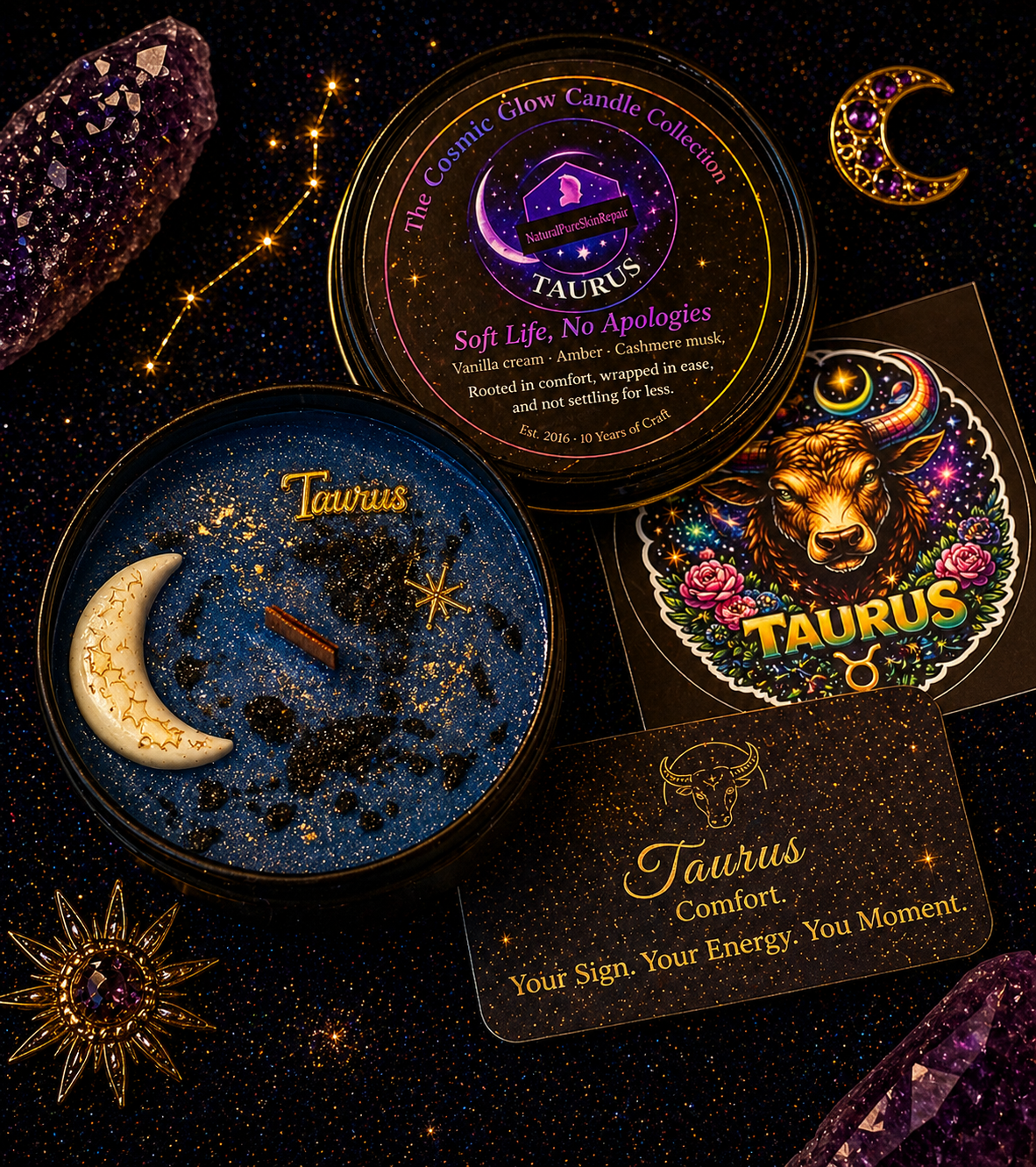 Cosmic Glow Candle Collection